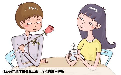 江蘇蘇州順豐快寄至云南一斤以內費用解析