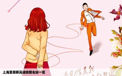 上海至昆明高速鐵路車(chē)站一覽