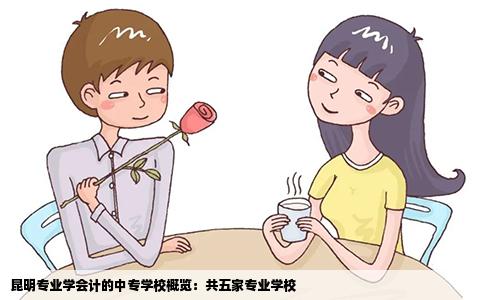 昆明專業(yè)學(xué)會計的中專學(xué)校概覽：共五家專業(yè)學(xué)校